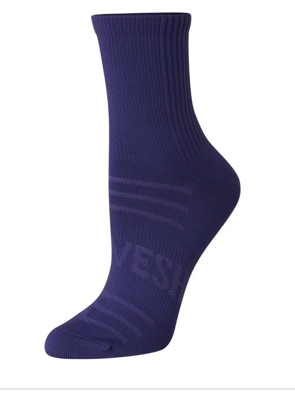 Hanes Moves Seamless Stretch women’s Mid Crew Socks - Purple